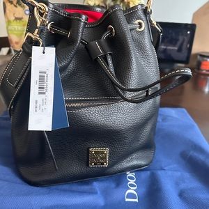 Brand new Black Dooney Bourke drawstring bag